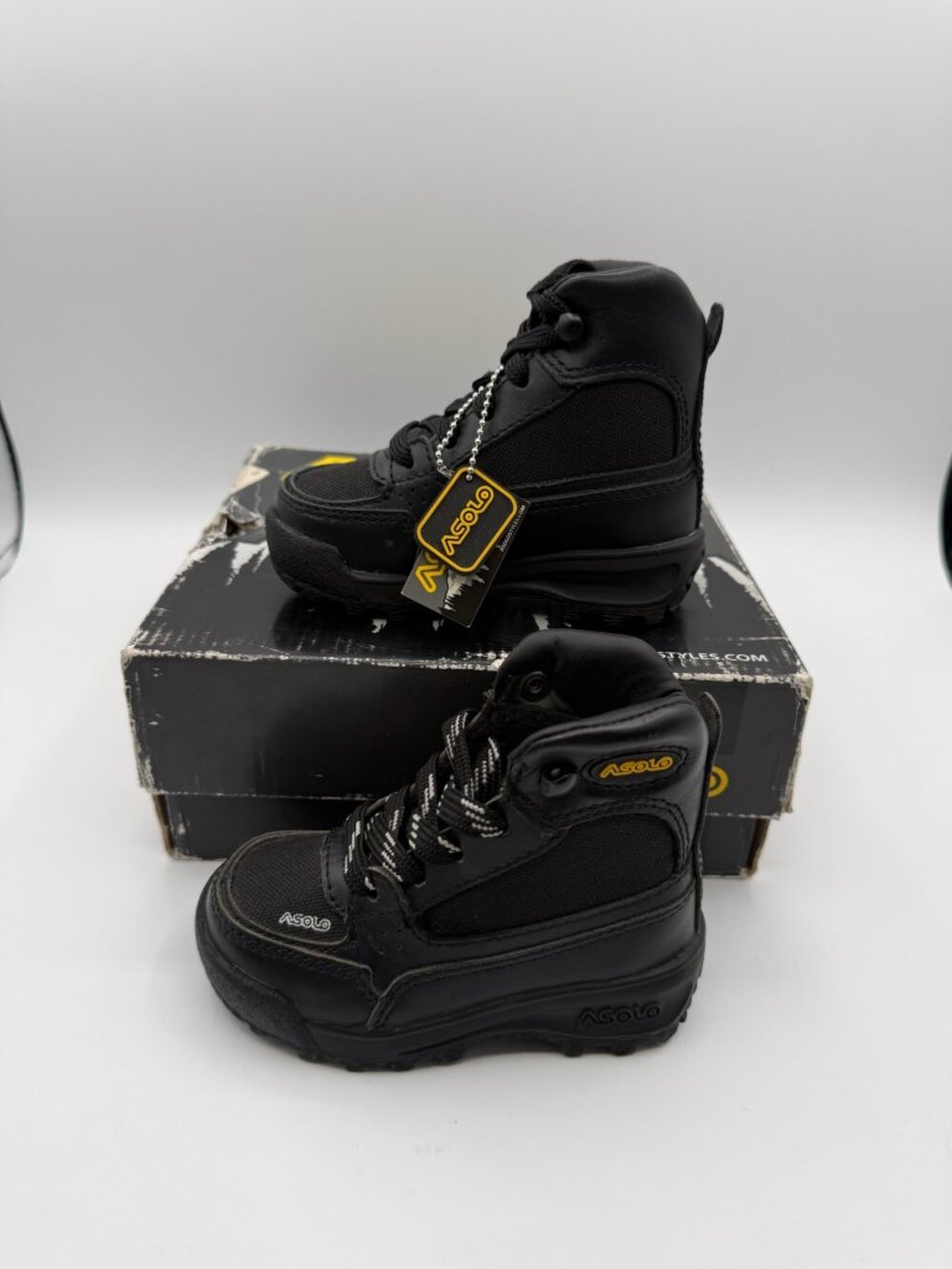 ASOLO Toddlers HIKING BOOTS SIZE 6 Black